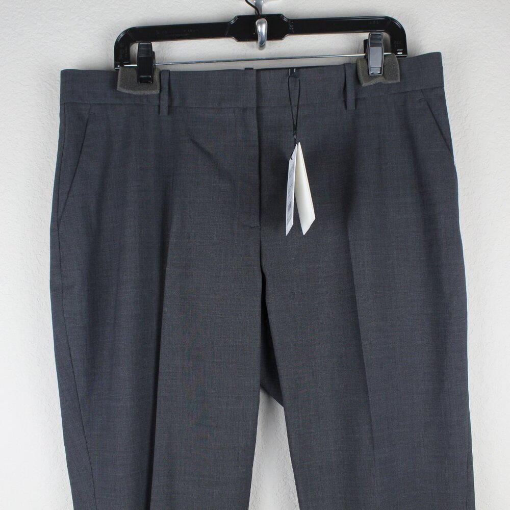 NWT Theory Treeca 2 Slim Cropped Office Pant in Stretch Wool - Business, Office - Picture 6 of 11